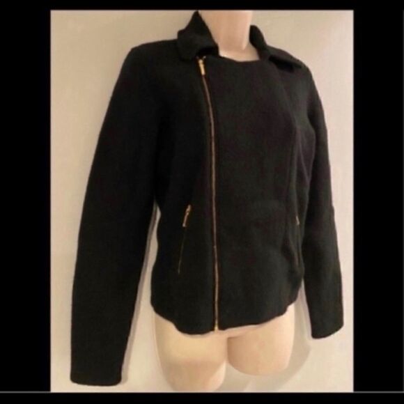 RALPH LAUREN 100% LAMBSWOOL BLACK SWEATER JACKET S - Picture 4 of 10